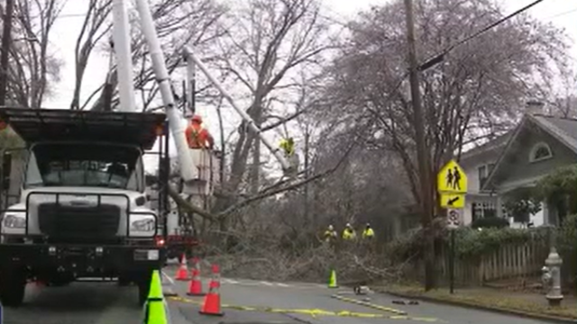 White County officials working to restore power, clear roads