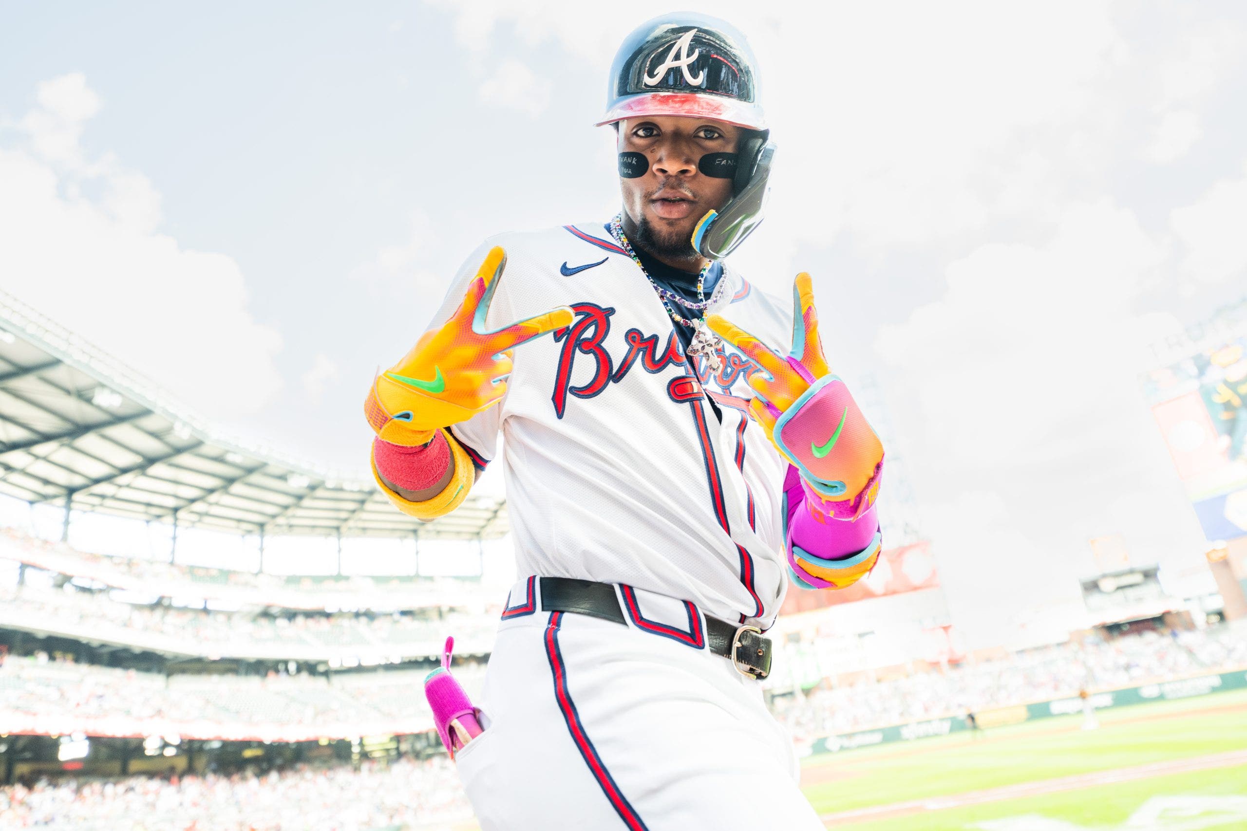 Atlanta Braves star Ronald Acuña Jr. makes cameo during Super Bowl halftime show