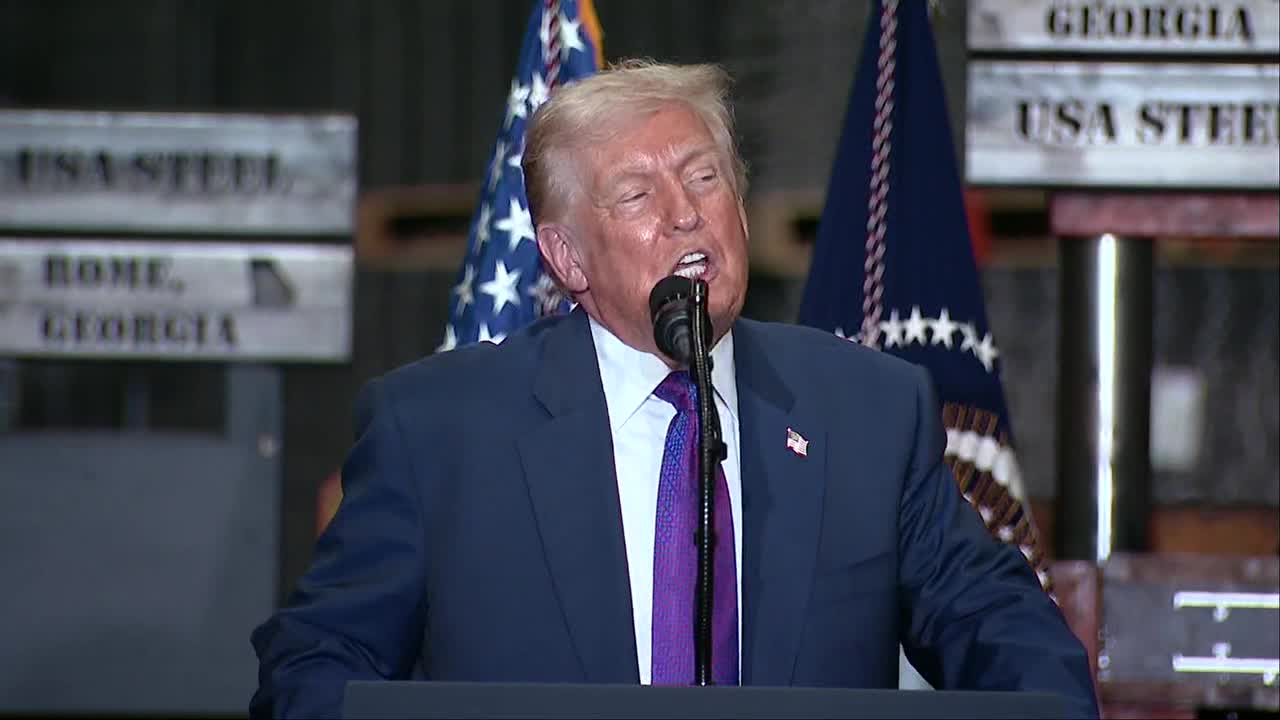 Trump targets inflation, congressional seat vacancy in high-stakes North Georgia visit