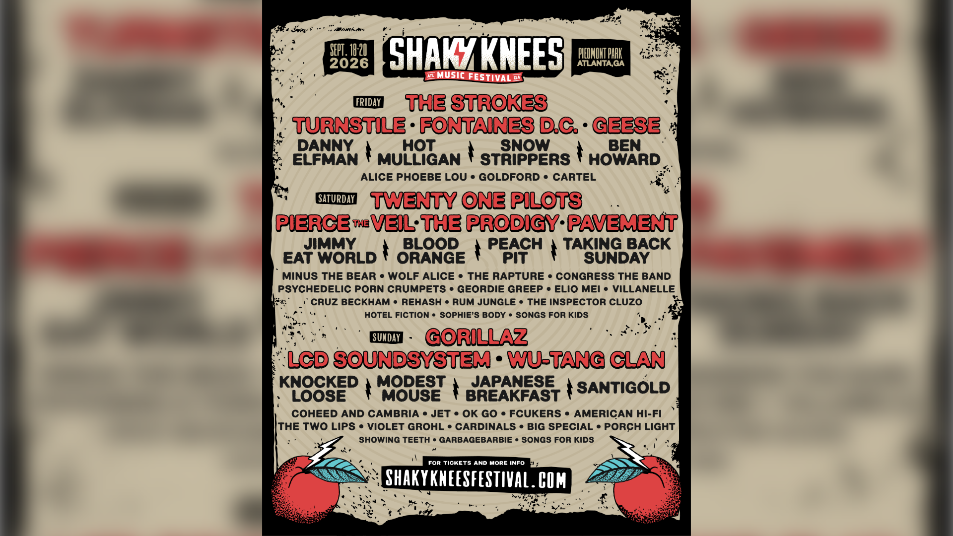 Shaky Knees tickets presale happening this week