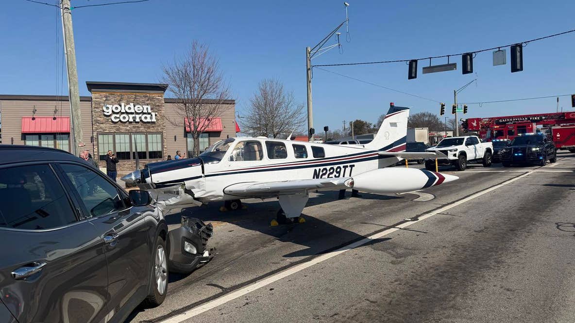 Plane makes emergency landing on Gainesville road, minor injuries