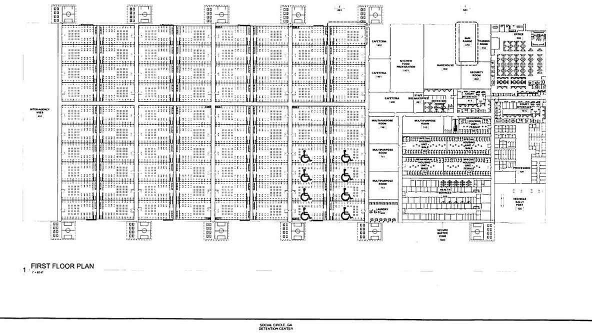 City lock Social Circle ICE facility's utility box