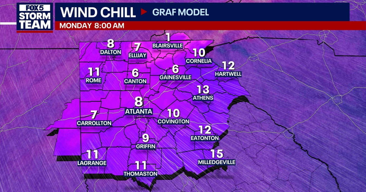 North Georgia weather flips from storms to frigid temperatures