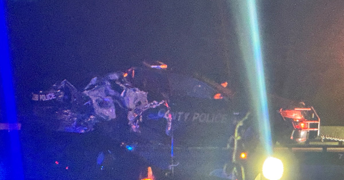 Cobb County police officer injured in crash on I-20 | FOX 5 Atlanta