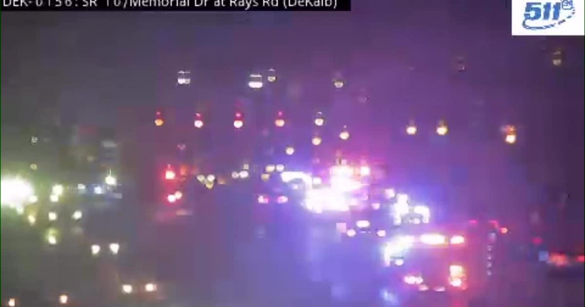 DeKalb police officer involved in crash on Memorial Drive | FOX 5 Atlanta