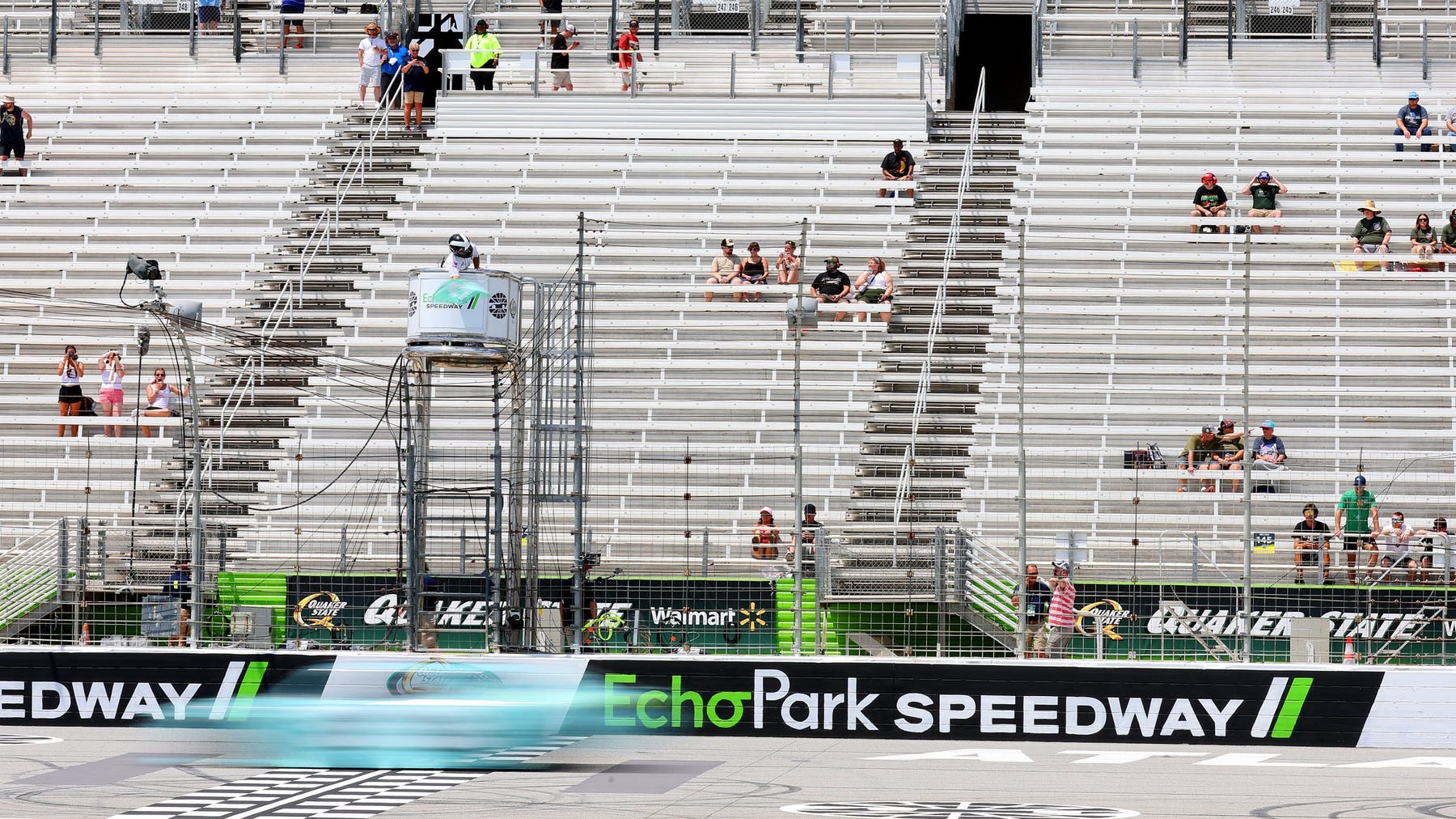 Rain washes out NASCAR qualifying at EchoPark Speedway