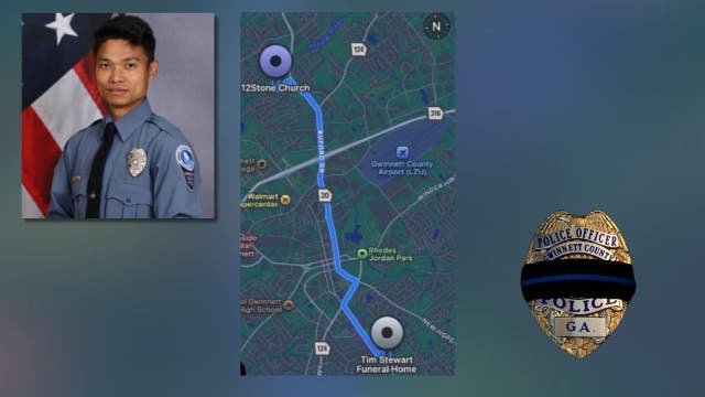 Celebration of Life announced for fallen Gwinnett County police officer