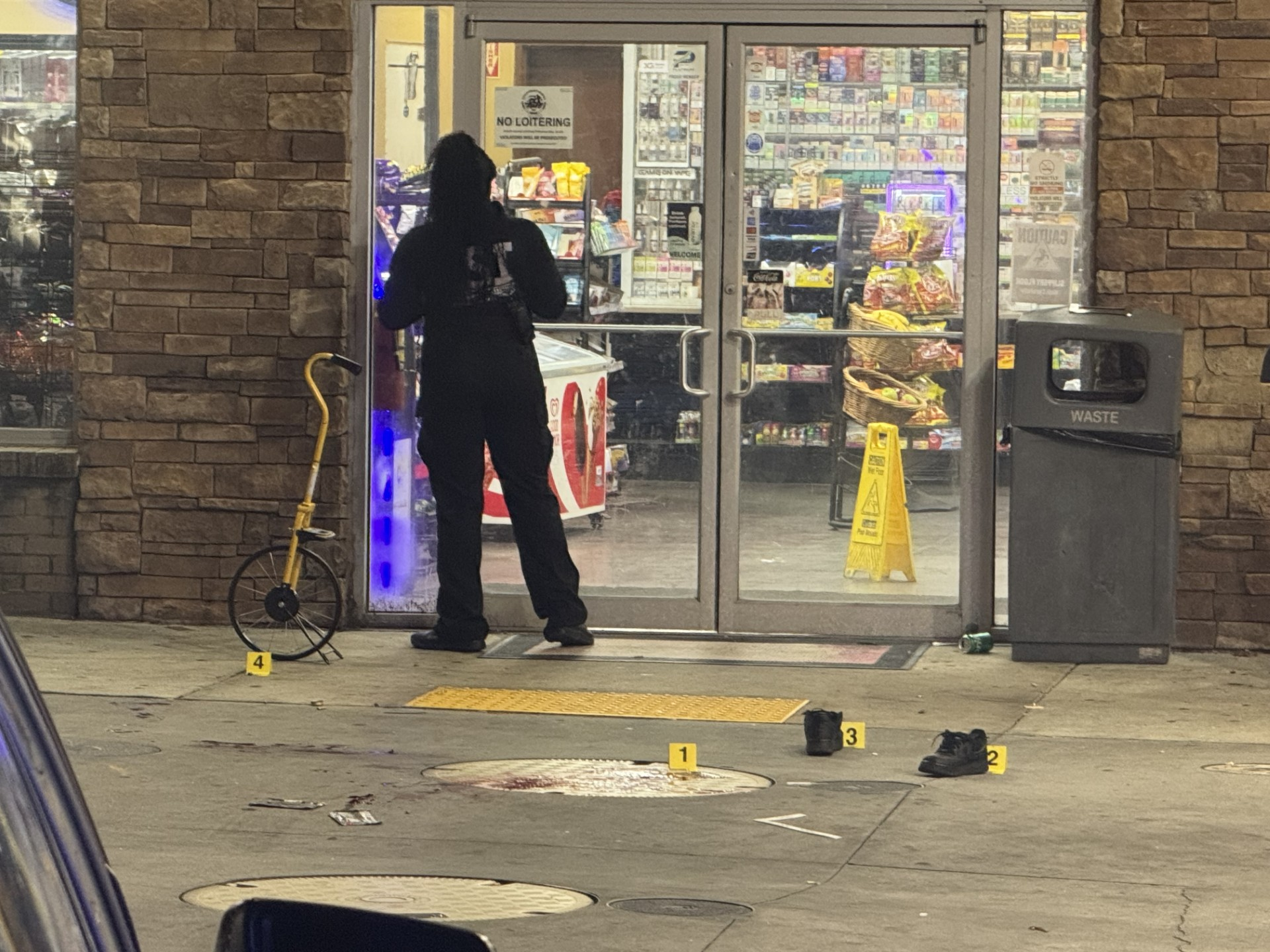 Man shot multiple times at Candler Road gas station