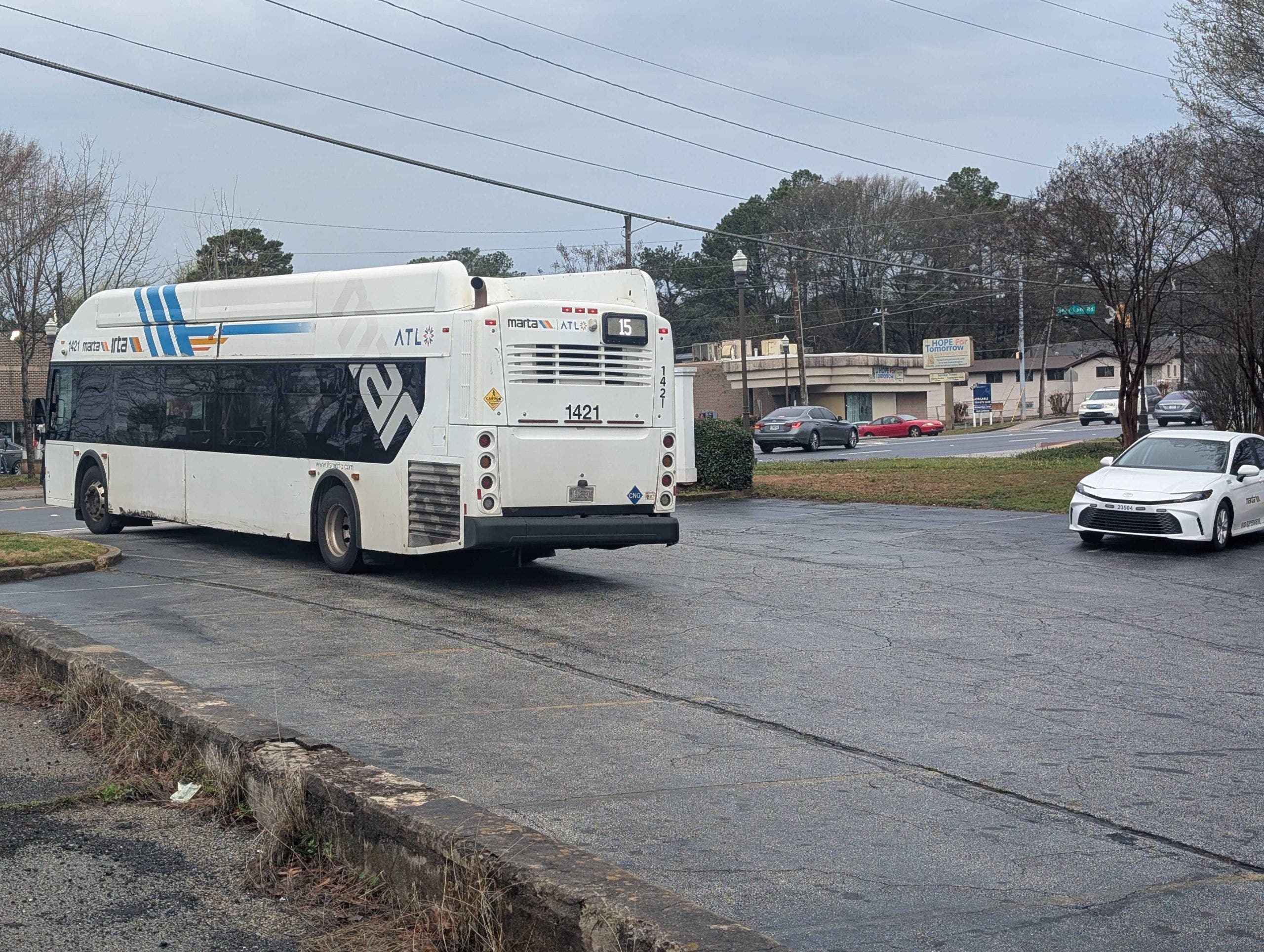 MARTA bus driver hospitalized after DeKalb crash