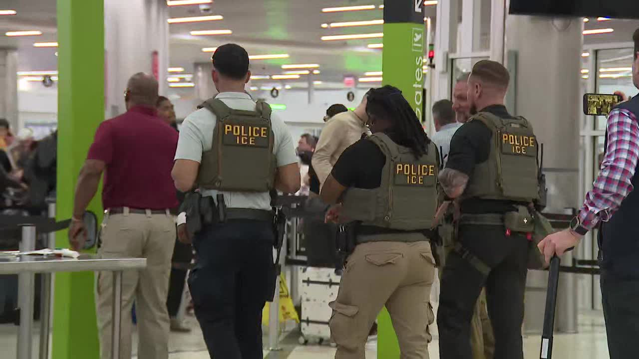 ICE agents arrive at Atlanta airport Monday morning