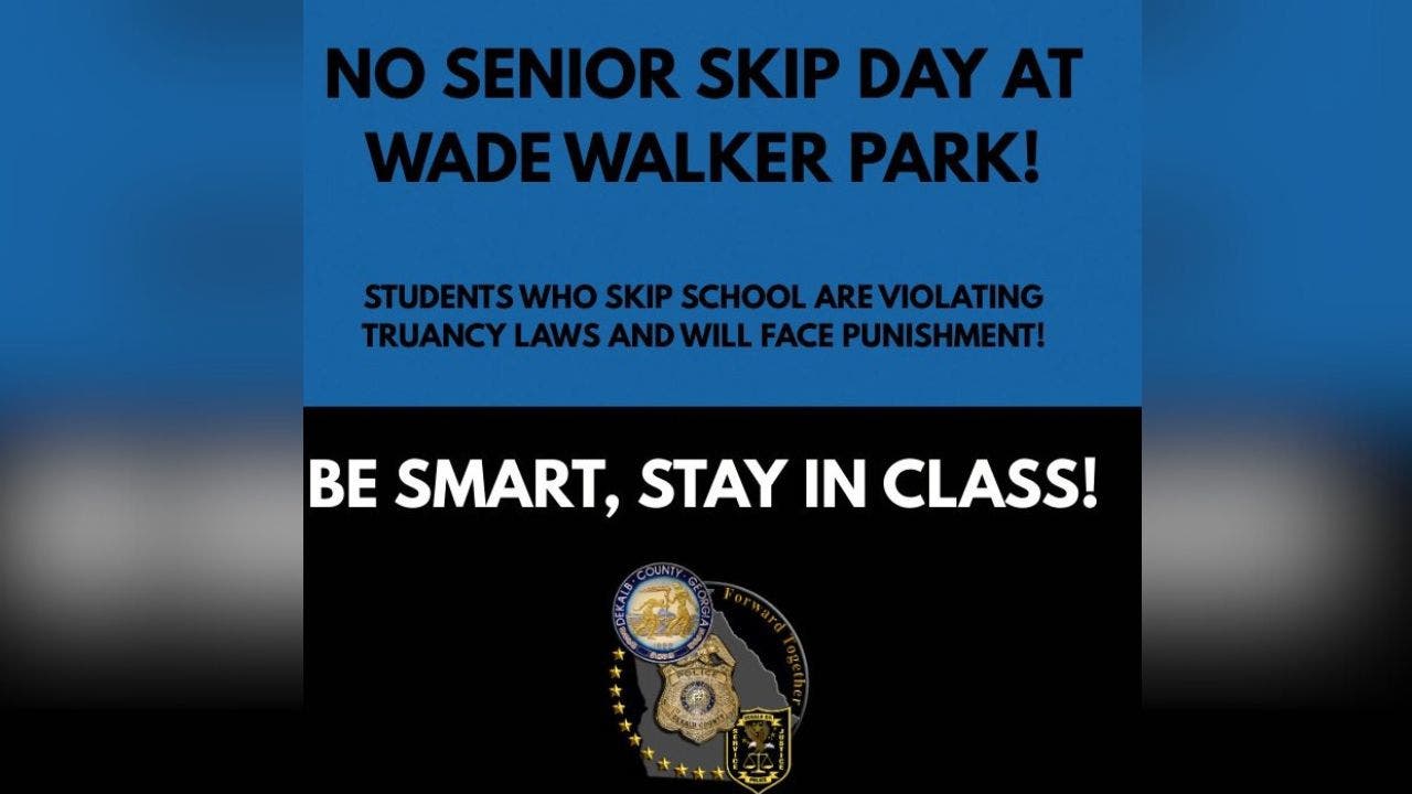 DeKalb County police warning students not to show up at park
