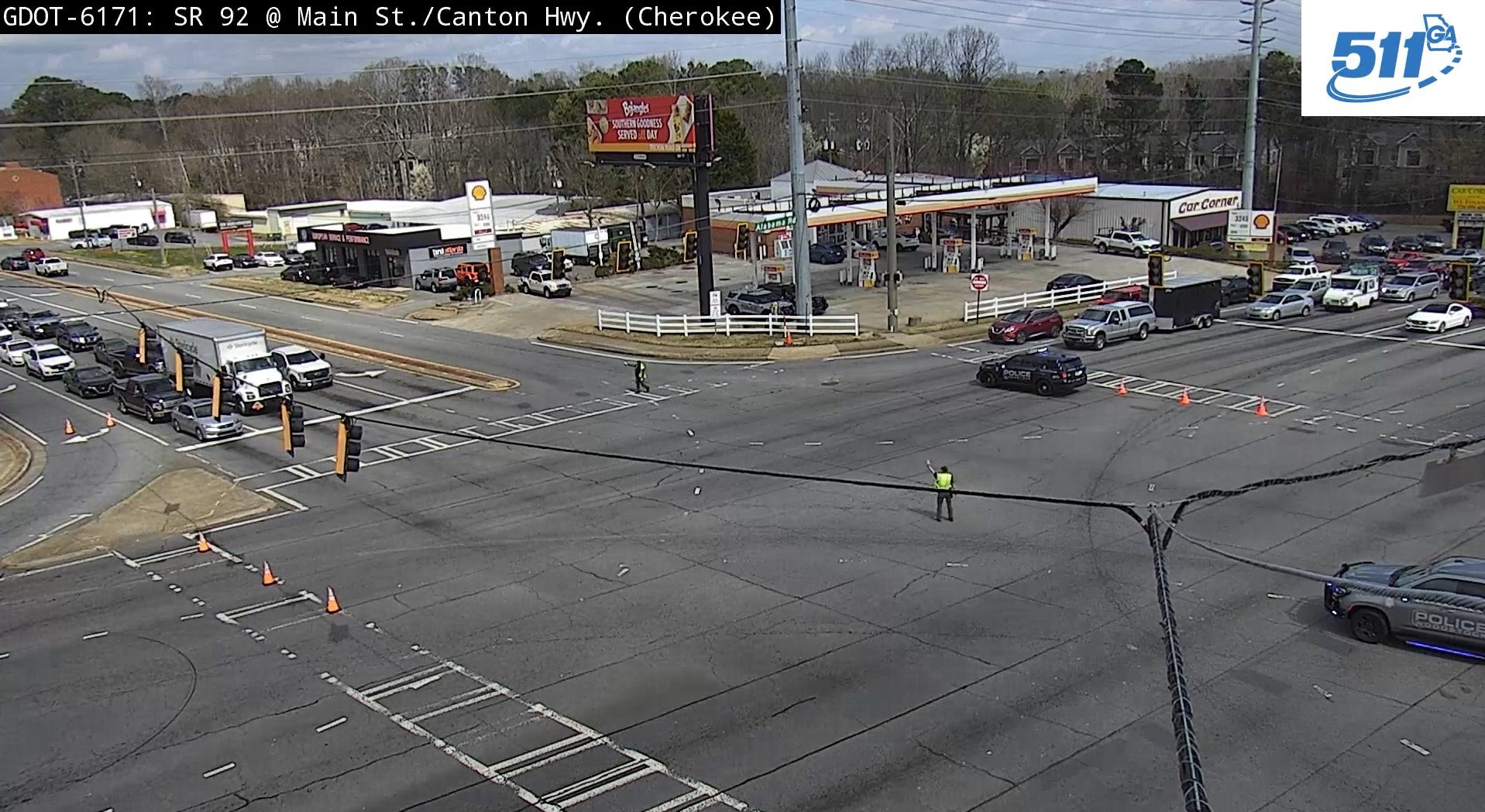 Woodstock police on scene of incident near SR-92, I-575