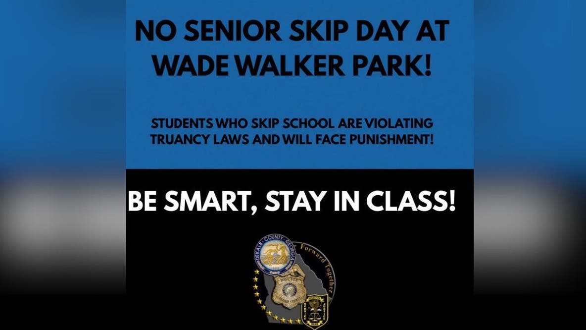DeKalb County police warning students not to show up at park