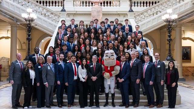 UGA students take over State Capitol for annual Dawgs at the Dome Day