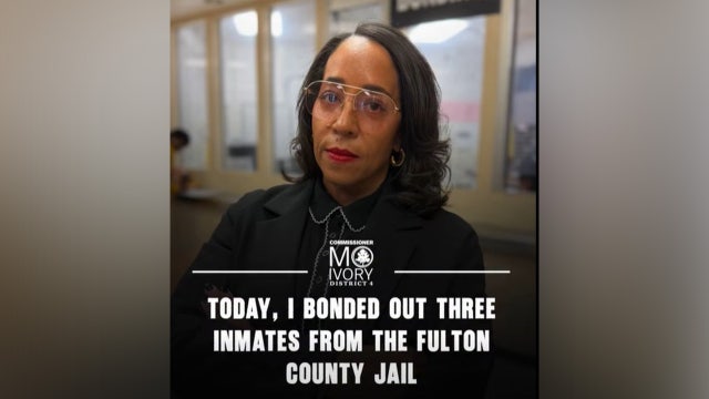 Commissioner Mo Ivory sparks debate after bailing inmates out of Fulton jail