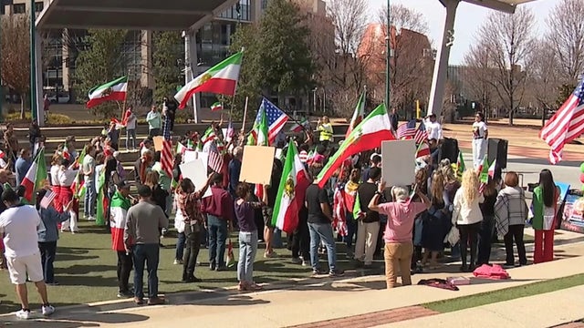Atlanta organizers rally in support of US attacks on Iran