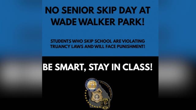 DeKalb County police warning students not to show up at park