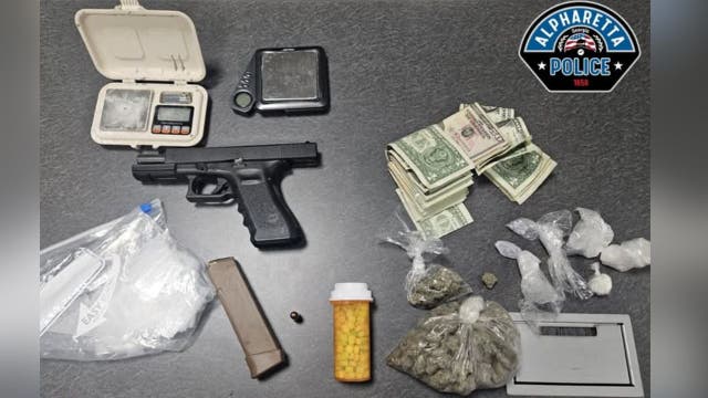 Traffic stop leads to major drug, weapons arrest in Alpharetta