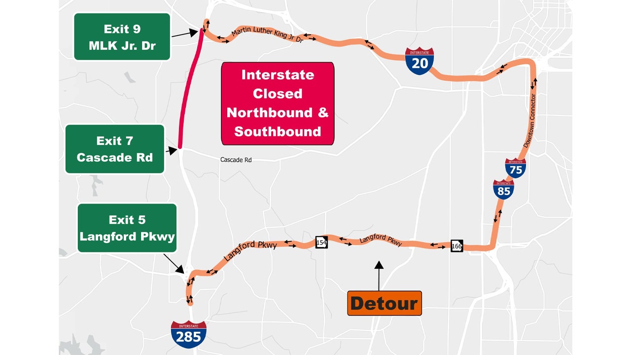 Why you should avoid I-285 on the west side this May