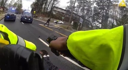 Suspect apologizes during stolen car arrest in Atlanta