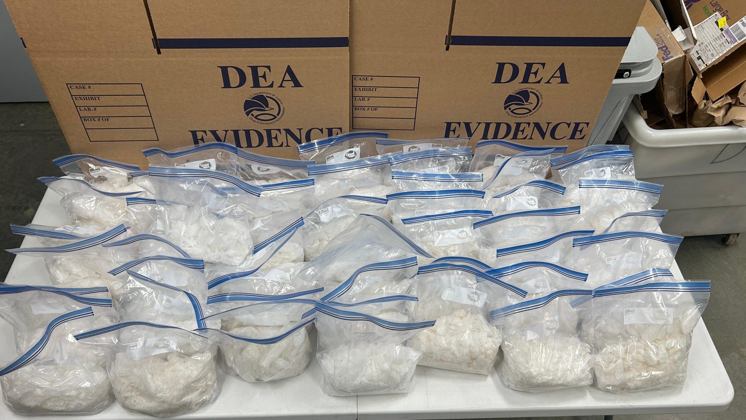 Norcross drug bust: 187 pounds of meth seized by DEA