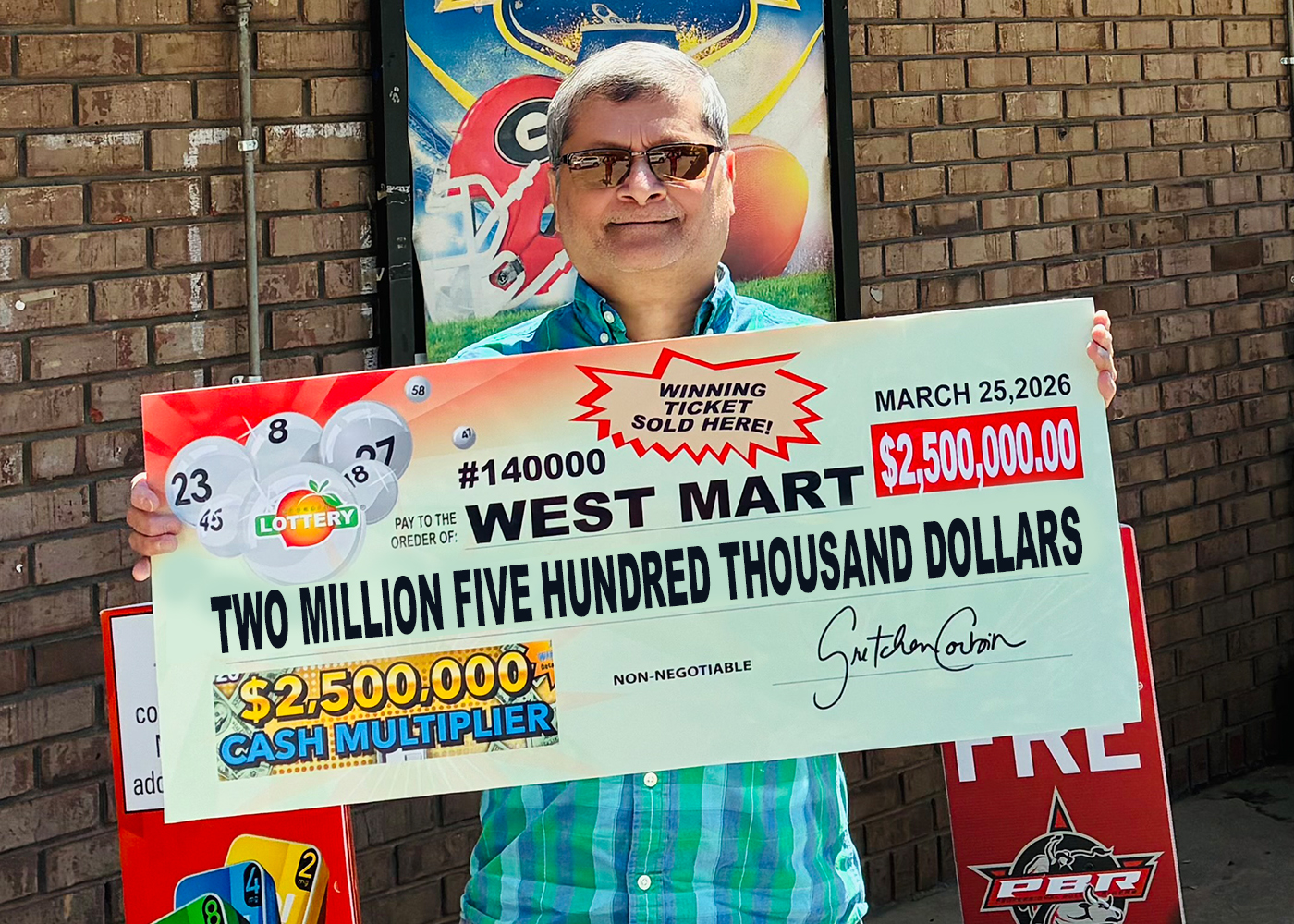 Woodstock store sells $2.5M Georgia Lottery ticket