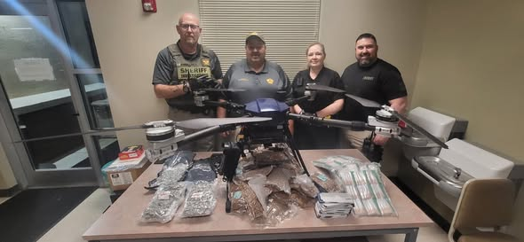Large drone carrying contraband crashes near Georgia prison
