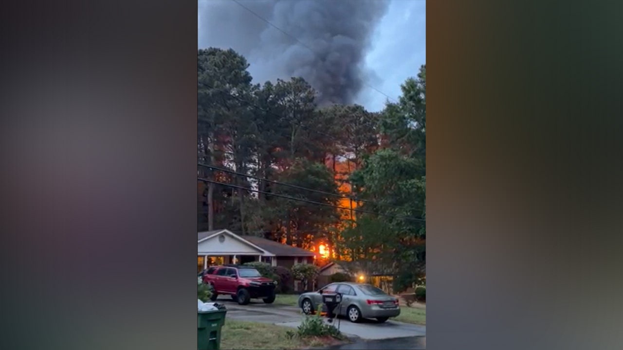 Gwinnett garage catches fire after lightning strike
