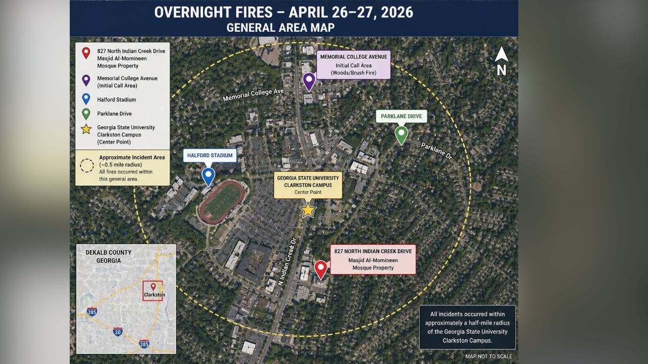 Arson suspect set 15 fires in DeKalb County, officials reveal on Tuesday