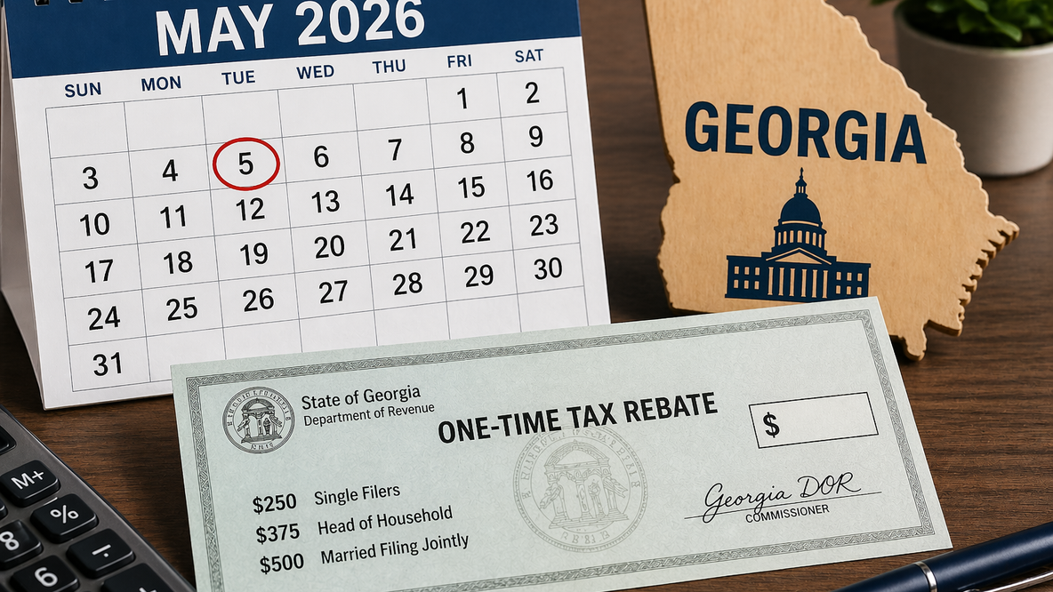When will Georgia tax rebate checks arrive?