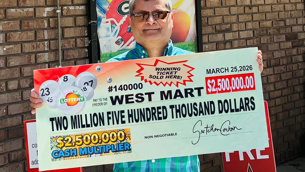 Woodstock store sells $2.5M Georgia Lottery ticket
