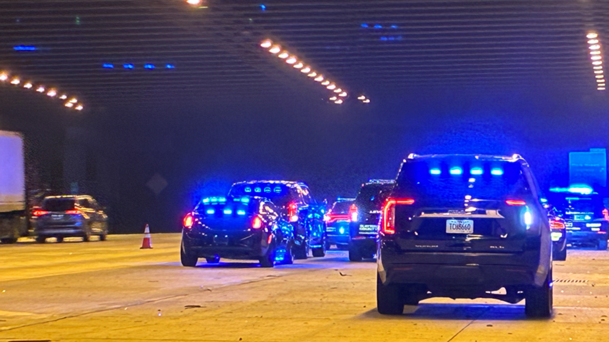 Deputy shoots armed robbery suspect after chase; 3 others arrested