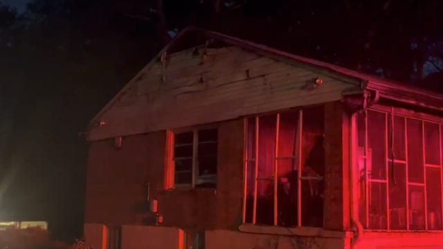 Firefighters battle blaze on Benjamin E. Mays Drive; 1 injured