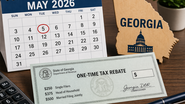 When will Georgia tax rebate checks arrive?