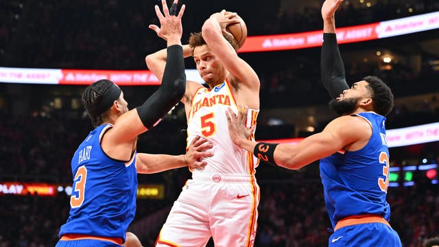 Hawks vs. Knicks: Daniels and Robinson ejected after fight