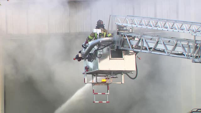 Gwinnett County trash station fire sends worker to hospital
