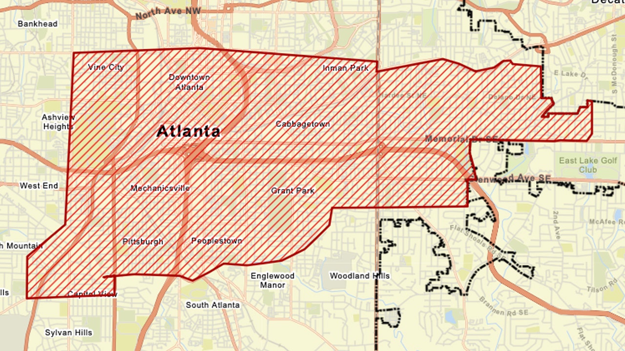 Boil water advisory for downtown Atlanta after power failure at treatment plant