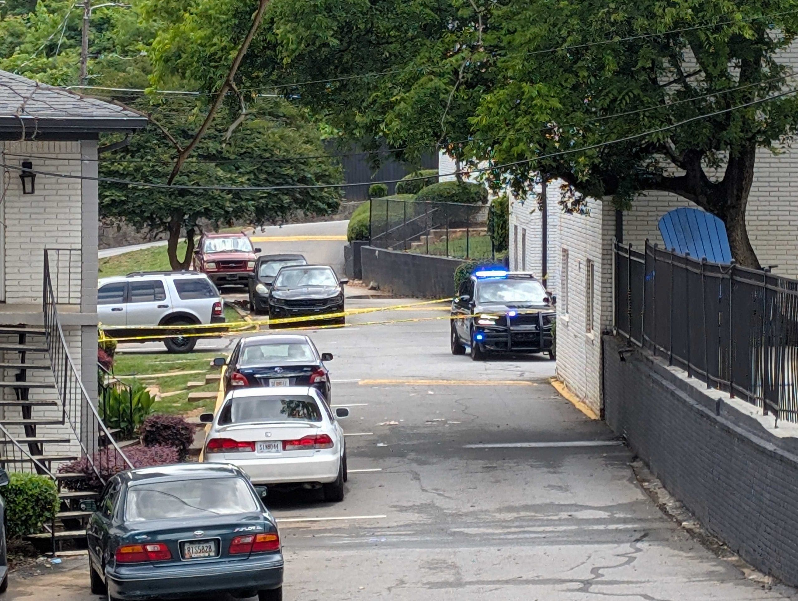 Shooting at Lenox Road apartment complex; police investigating