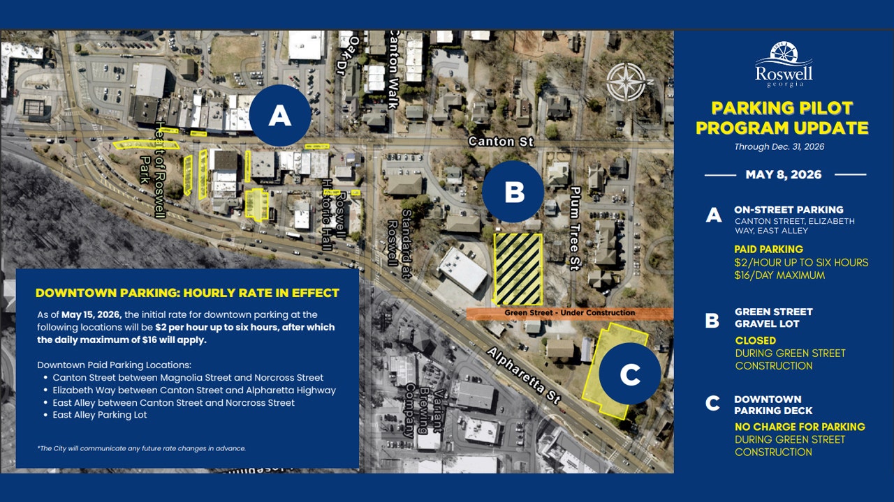 Roswell parking changes: What you will pay starting Friday