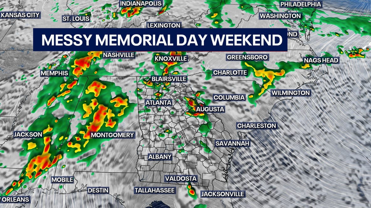Metro Atlanta holiday weekend weather to bring daily storm rounds