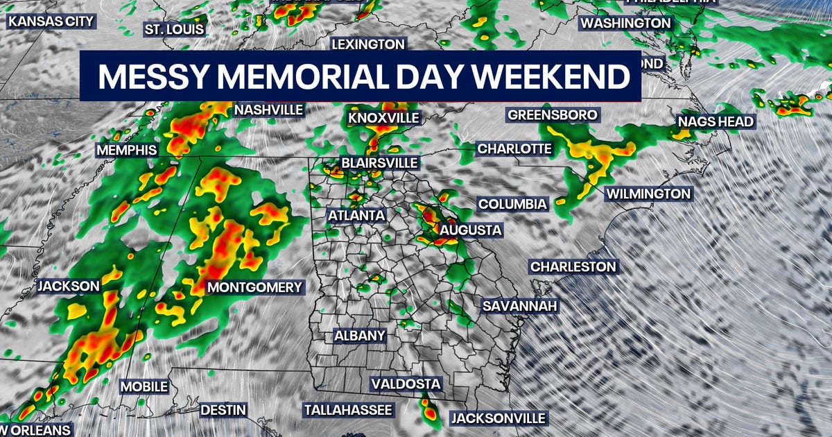 Metro Atlanta holiday weekend weather to bring daily storm rounds