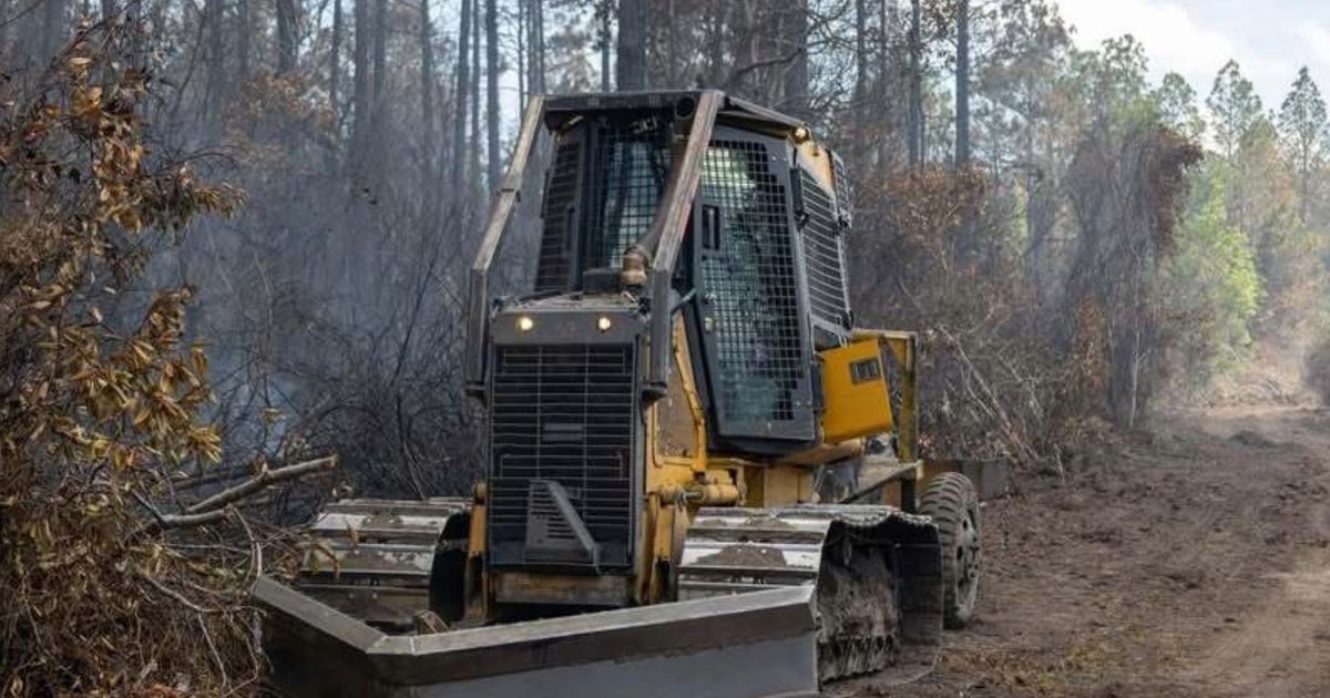 Georgia Forestry Commission contains historic Pineland Road and