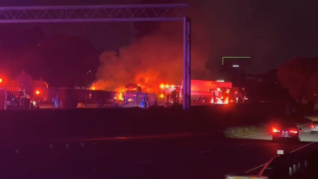 One killed, multiple injured in fiery I-85 North crash in DeKalb