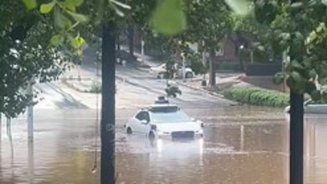 Waymo suspends Atlanta service after sudden downpour traps driverless car