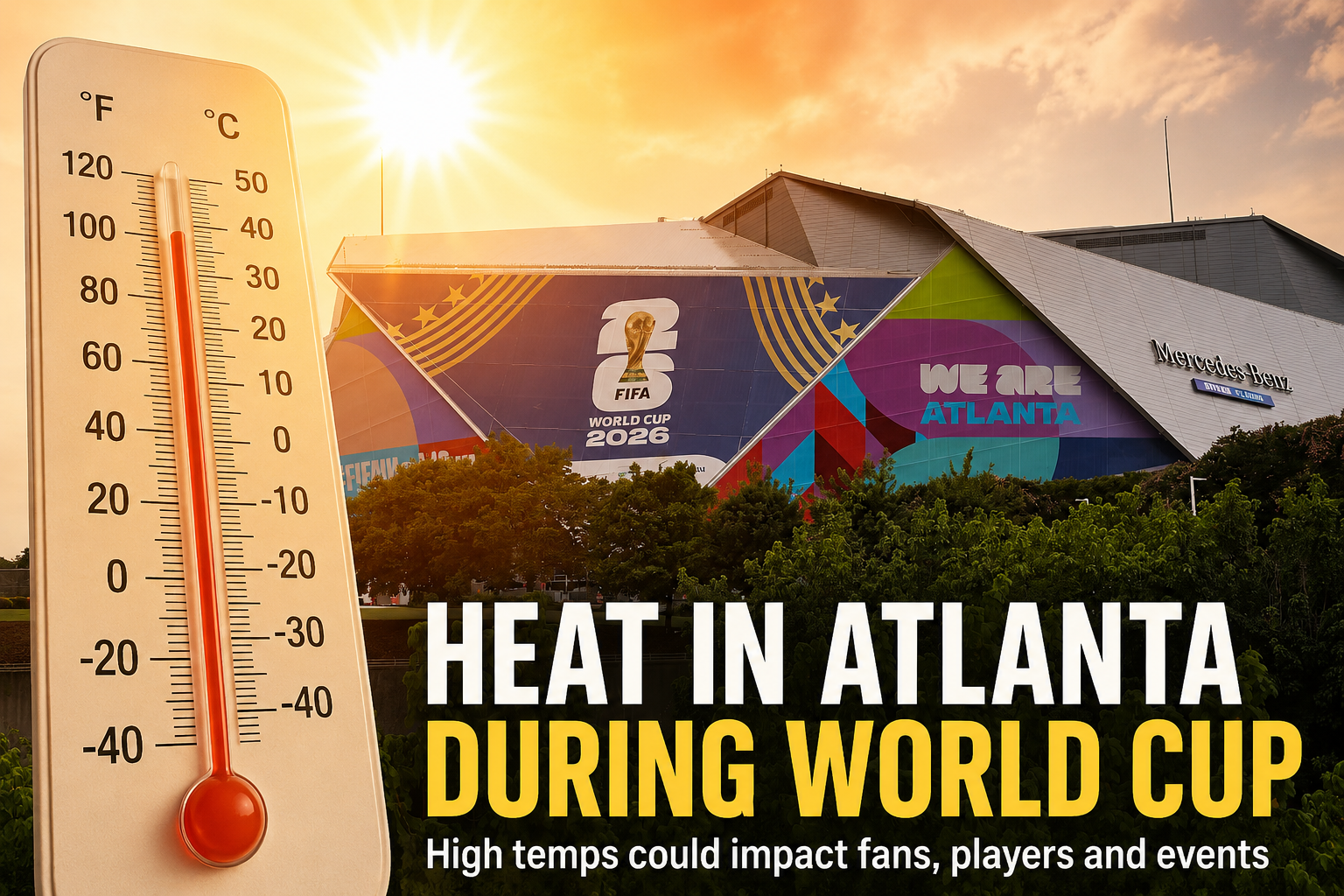 World Cup Atlanta: Heat could pose risks for fans, workers and players