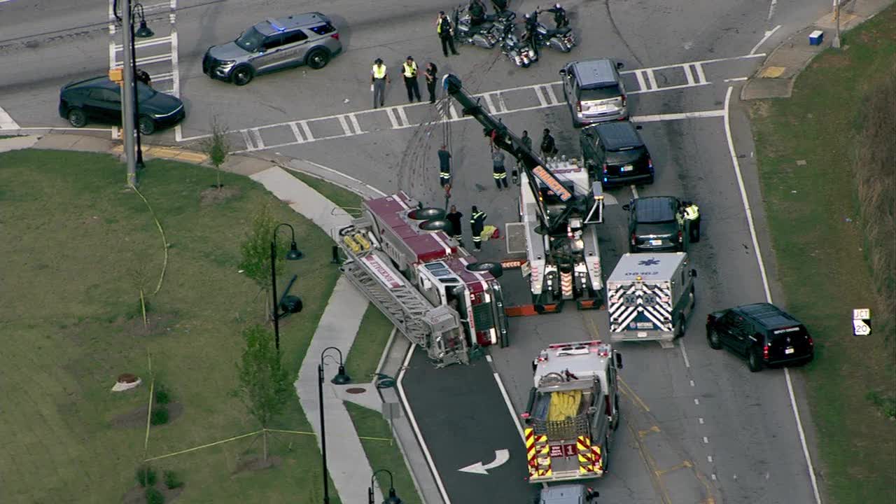 Rockdale County firefighter dies after fire truck overturns in crash ...