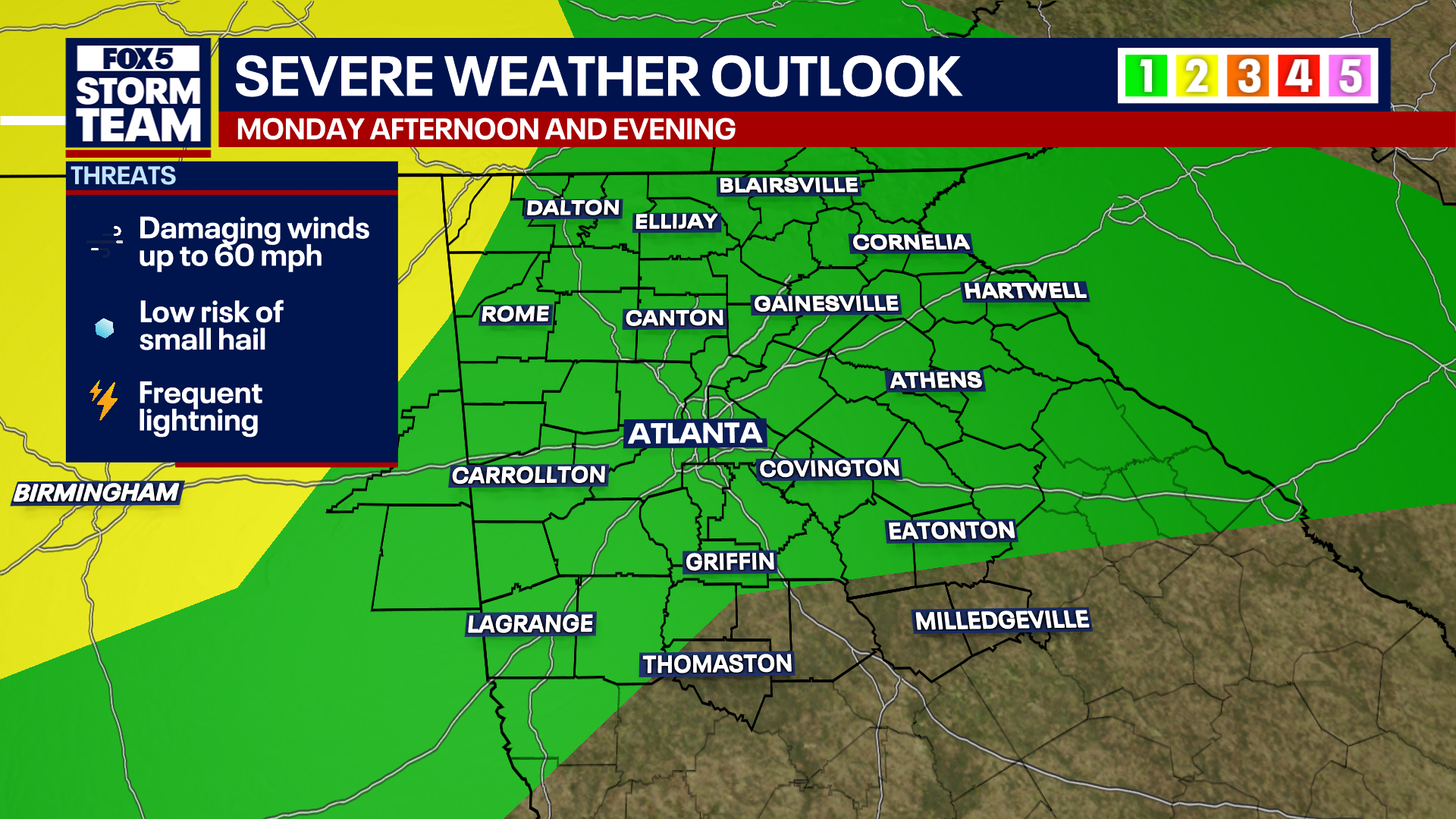 Monday weather: Storms possible later today before dry stretch arrives
