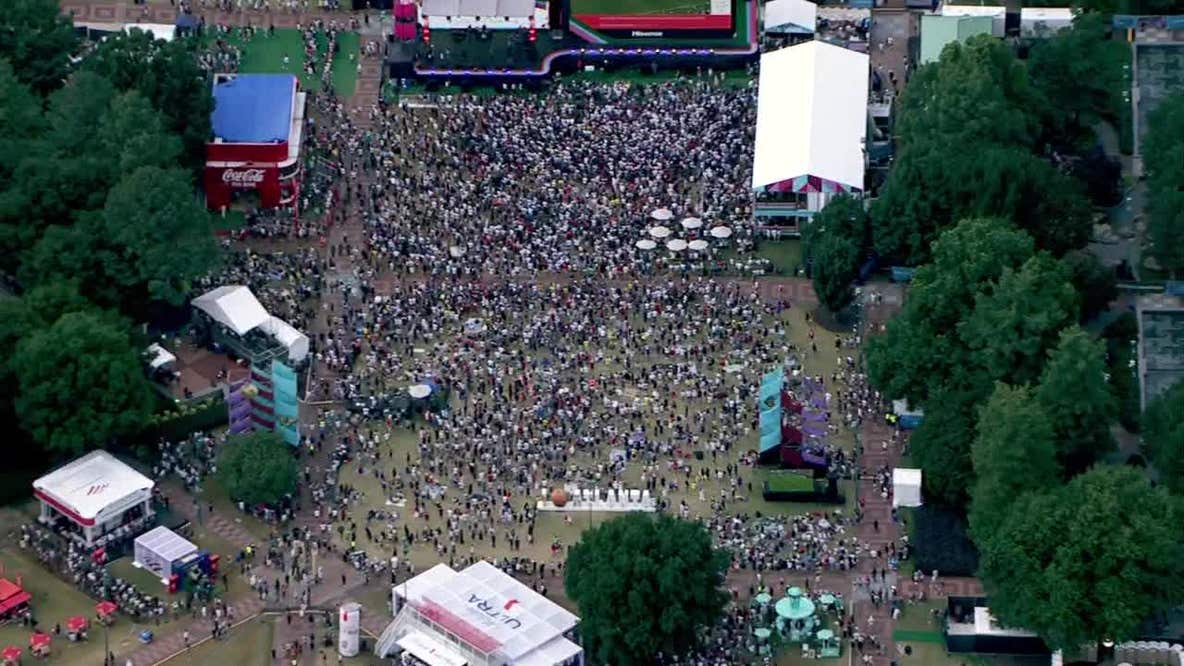 World Cup Atlanta: Fan Festival gates closed due to capacity crowd