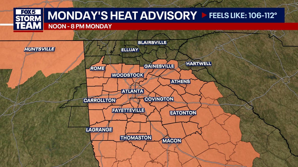 North Georgia weather: Heatwave tracks into Fourth of July week