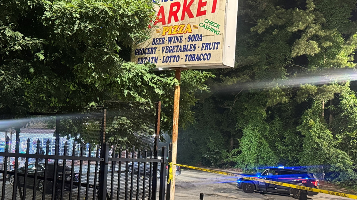Person injured in overnight shooting at southwest Atlanta market